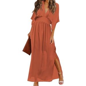 Orange Maxi Dress